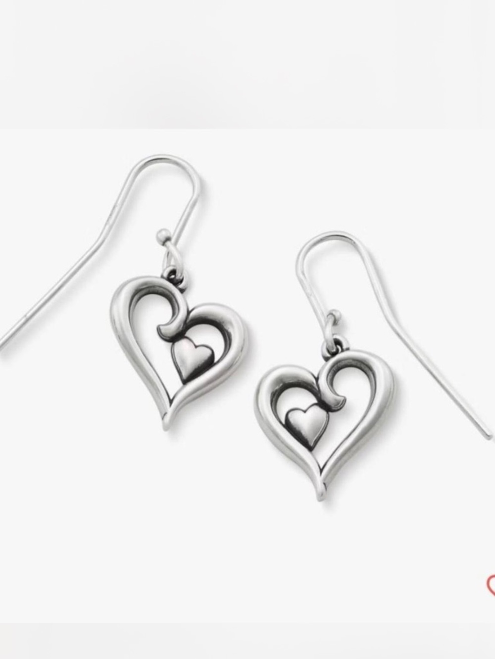 James Avery ‘Joy of My Heart’ Double Heart Dangle Earrings - Sterling Silver